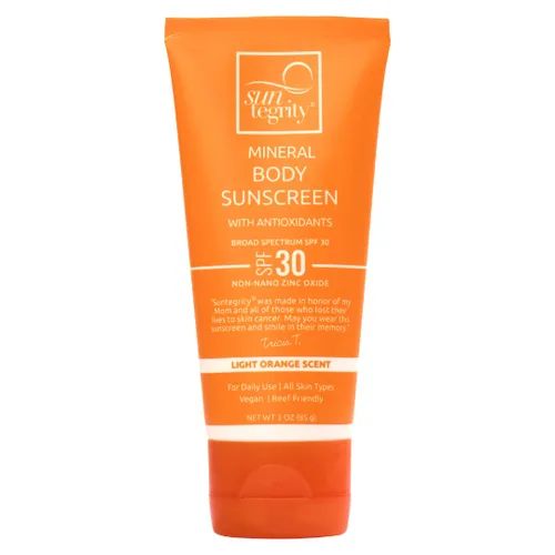 Vista 6 de Suntegrity Protector solar mineral sin aroma para el cuerpo - 3 oz.