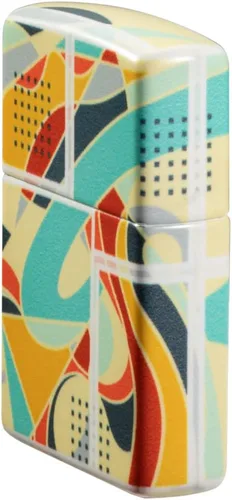Vista 3 de Zippo Pinturas Abstractas Diseño Color 540 Encendedor De Bolsillo