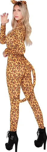 Vista 3 de Spooktacular Creations Disfraz de leopardo para mujer, disfraz de guepardo para mujer, Halloween