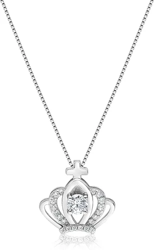 Vista 5 de 925 Sterling Silver Crown Necklace, Daughter Necklace From Mom And Dad, To My Daughter Necklace From Dad, Gift for Daughter, To My Badass Daughter