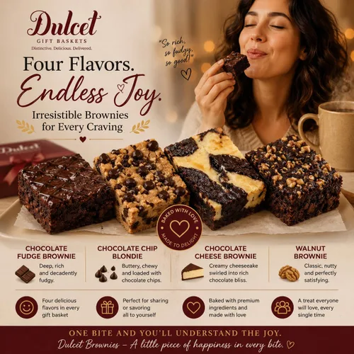 Vista 5 de Dulcet Gift Baskets suntuosa caja de regalo de dulces de panadería que incluye un pastel de chocolate, gran regalo para vacaciones, regalos