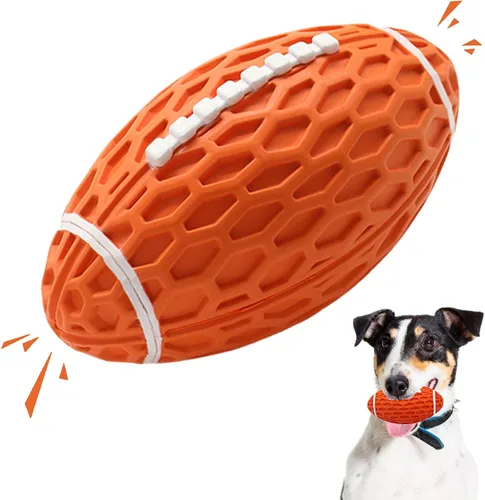 Vista 9 de Juguete Chirriante Pequeño para Perros, Pelota de Goma para Perros Masticadores Agresivos, Juguetes Flotantes para Cachorros al Aire Libre, Juguete