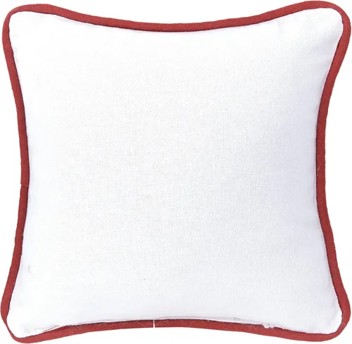 Vista 2 de C&F Home Woodland Cardinal Petite - Almohada estampada de 8 x 8 pulgadas, color rojo