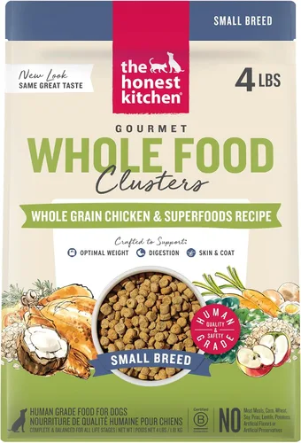 Vista 9 de The Honest Kitchen Alimento seco de grado humano para perros, alimentos secos de grano entero para perros de raza pequeña, pollo, 1 libra