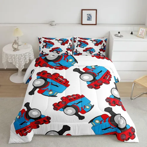 Vista 31 de Feelyou Juego de ropa de cama con diseño de arco iris, juego de edredón para niños, niñas, decoración de notas musicales, edredón de microfibra