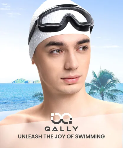 Vista 5 de Gafas de natación para hombres y mujeres, gafas de natación para hombres: antivaho sin fugas, protección UV400, visión amplia, paquete de 3
