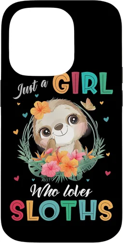 Vista 17 de Just a Girl Who Loves Sloths Case for iPhone 17