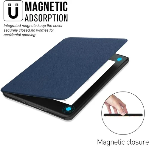 Vista 3 de Funda compatible con Amazon Kindle Paperwhite de 6 pulgadas de 5ª/6ª/7ª generación [versión 2012/2013/2015, modelo: EY21 y DP75SDI]-Smart Auto