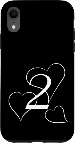 Vista 8 de iPhone 15 Vintage 2 years old with three big hearts Case