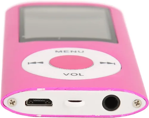 Vista 4 de LICAEVEY Reproductor MP3 Bluetooth ultrafino de 1.8 pulgadas con pantalla LCD, memoria expandible a 64 GB, reproductor de música portátil