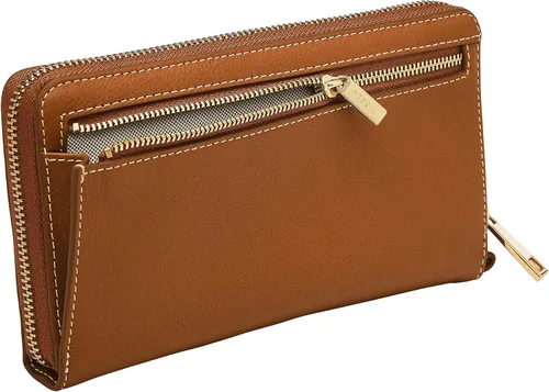 Vista 4 de Fossil Women's Liza Leather Zip Around Clutch Wallet With Retractable Wristlet Strap for Women