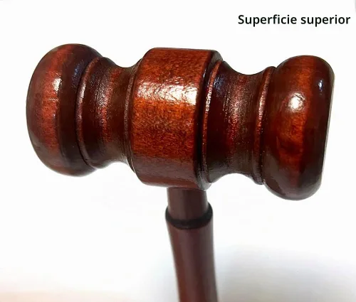 Vista 8 de Aliotech Accesorio de disfraz de martillo de madera para sala de tribunales, accesorios de disfraz de justicia, accesorios para venta de subastas