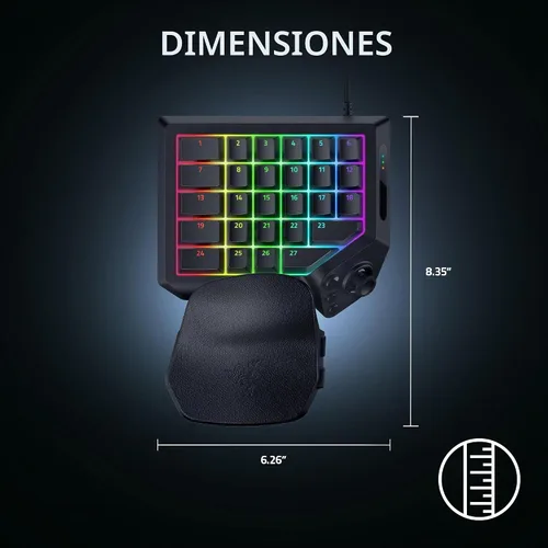 Vista 16 de Razer Tartarus V2 Pro - Teclado analógico óptico para juegos con cable