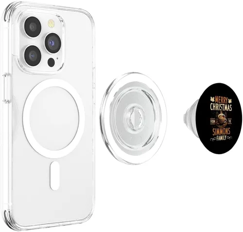 Vista 4 de Simmons Family Christmas Costume Hot Chocolate Matching PopSockets MagSafe PopGrip for iPhone