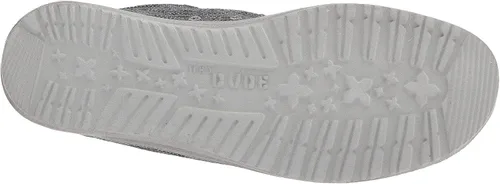 Vista 5 de Hey Dude Wally Woven para hombre, gris, blanco Carbone