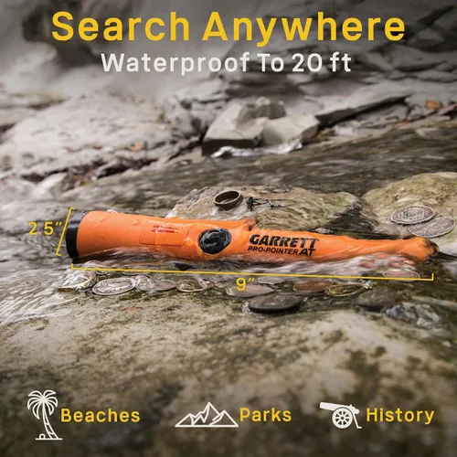 Vista 4 de Garrett Pro-Pointer A.T. Pinpointer - Detector de metales para adultos, fabricado en Estados Unidos, resistente al agua