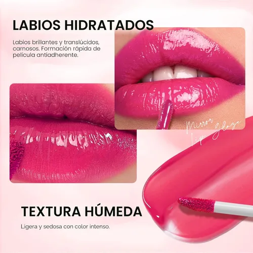 Vista 3 de LANGMANNI Juego de 12 piezas de colección de brillo de labios, maquillaje
