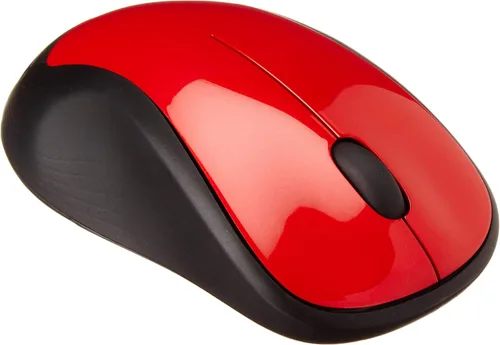 Vista 2 de Logitech Ratón inalámbrico de tamaño completo rojo M310