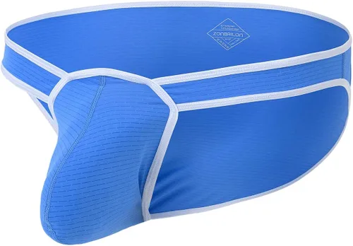 Vista 12 de ZONBAILON Ropa interior para hombre, bolsa elástica, sexy, de tiro bajo, con aumento de abultamiento 1T-negro