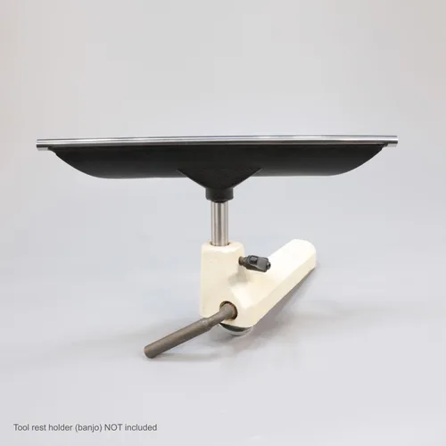 Vista 5 de Hurricane Turning Tools, Soporte de herramientas de 12 pulgadas con varilla de acero endurecido para torno de madera, longitud de poste de 4
