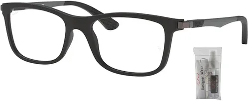 Vista 2 de Ray-Ban RY1549 - Gafas cuadradas para niños y niñas + paquete con kit de gafas de cortesía de diseñador iWear