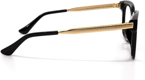 Vista 9 de DIFF Gafas Bella XS EXTRA SMALL FRAMES Designer Square Computer Blue Light Block Gafas para mujer con cara pequeña estrecha