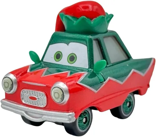 Vista 2 de Mattel Disney Pixar Cars Wintertime Cruisers Embrague Kringle Vehículo fundido a troquel