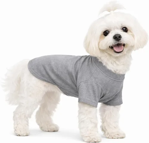 Vista 178 de Lovelonglong 2019 - Ropa para mascotas, Disfraces para Perro, Ropa Camisetas en blanco para Perros Grande Medianos Pequeños 100% Algodón 18