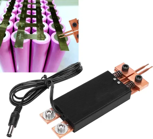 Vista 2 de Bolígrafo de soldadura por puntos de batería, DC 4-12V DIY Pluma soldador automático de mano, suministros industriales, herramienta de soldadura