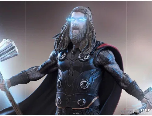 Vista 2 de Iron Studios Estatua Art Scale 1/10 Thor Ultimate BDS The Infinity Saga 9.1 in Marvel - Diorama de batalla de estatua de 9 pulgadas de Avengers