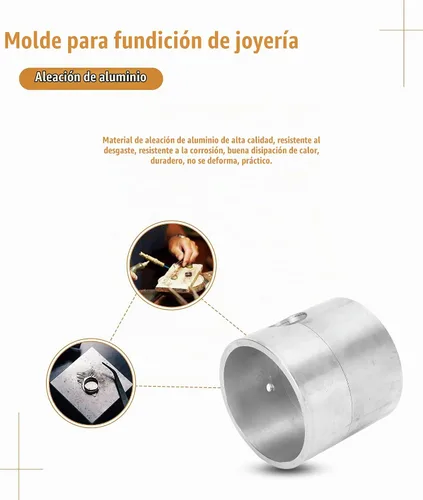 Vista 4 de Caja de arena de fundición Gugxiom, molde de fundición, suministros de fundición de joyas