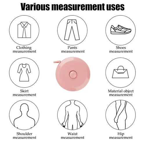 Vista 6 de GDMINLO Paquete de 3 cintas métricas para tela, cuerpo, costura, tela de sastre, manualidades, pérdida de peso, retráctil de 1,5 m, 60 pulgadas