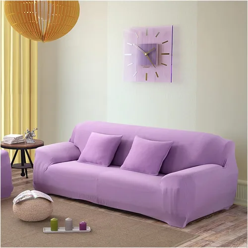 Vista 8 de Daesar Fundas elásticas para sofá, fundas impermeables de color liso, color beige y blanco (poliéster de 1 plaza)