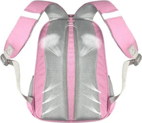 Vista 2 de Linda mochila ajustable bolsa de hombro de gran capacidad doble capa bolsa de viaje Daypack School, C1