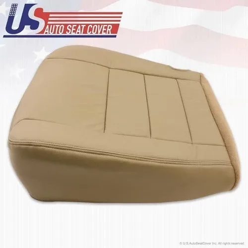 Vista 4 de 2002-2007 para Ford F250 F350 Lariat Driver Bottom Funda de asiento de cuero Pergamino TAN