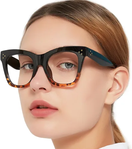 Vista 8 de OCCI CHIARI Gafas de filtro de luz azul para mujer, gafas de pantalla azul para computadora y moda (Demi, 0)