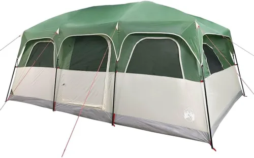 Vista 5 de Family Tent Cabin 10-Person Green Waterproof,Sporting Goods,Outdoor Recreation,Camping & Hiking,Tents,94539