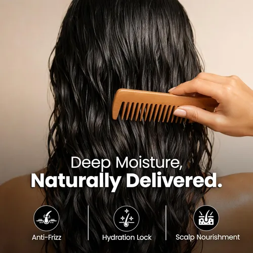 Vista 2 de Elixir by Cocó March Acondicionador para el crecimiento del cabello para mujeres, a base de plantas, sin parabenos, sin productos químicos