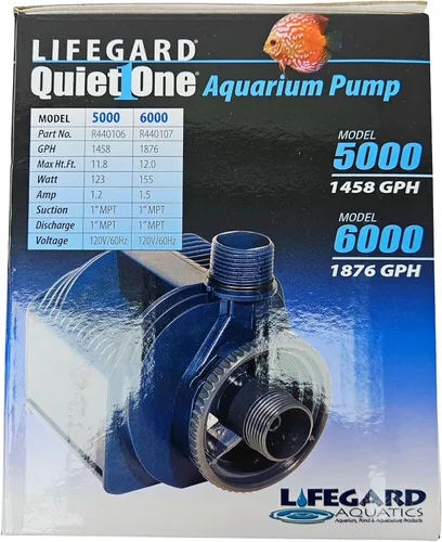 Vista 8 de Bomba de acuario Quiet One Lifegard, 1876 galones por hora