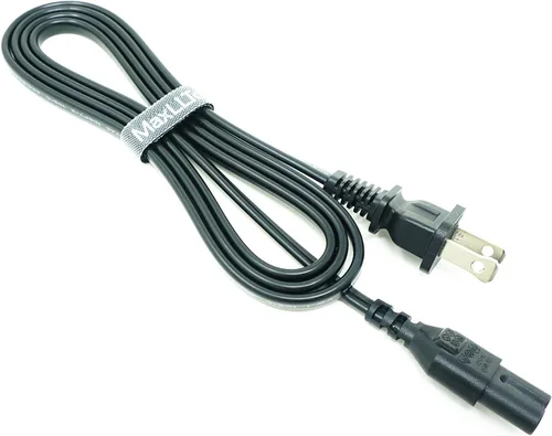 Vista 6 de MaxLLTo Cable de alimentación de repuesto de 2 clavijas para Sony Bravia TV KDL-32R300B KDL-32R330B KDL-40R350B KDL-40R380B 6 pies (negro)