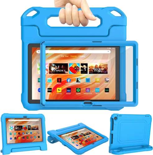Vista 14 de DJ&RPPQ Funda para niños, EVA Strong Anti Drop es adecuada para tabletas de 10 pulgadas. No compatible con iPad de 10 pulgadas, color negro