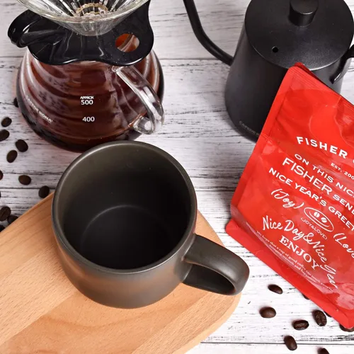 Vista 6 de Bosmarlin Juego de 2 tazas grandes de café moteadas de cerámica, taza de té grande, 17 onzas, aptas para lavavajillas y microondas (negro, 2)