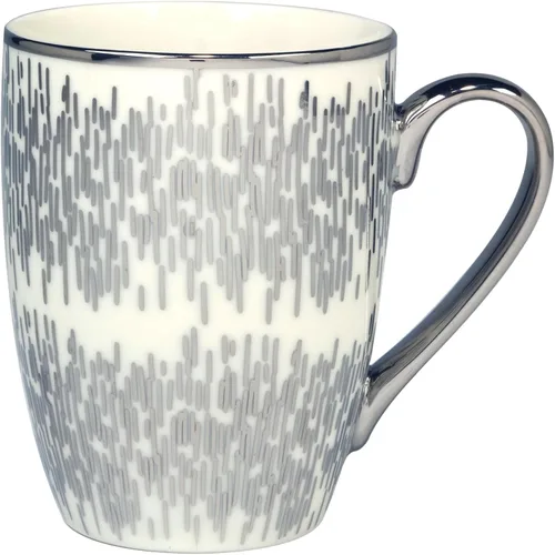 Vista 3 de Certified International Matrix - Tazas cónicas chapadas en plata de 16 onzas, juego de 6 diseños surtidos