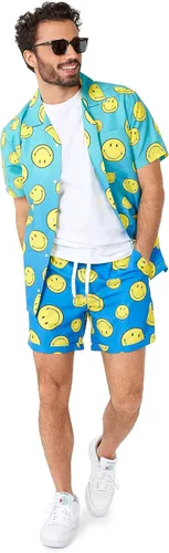 Vista 57 de Opposuits Traje de baño combinado de verano - Conjunto de dos piezas a juego para hombre - Ropa de natación de playa