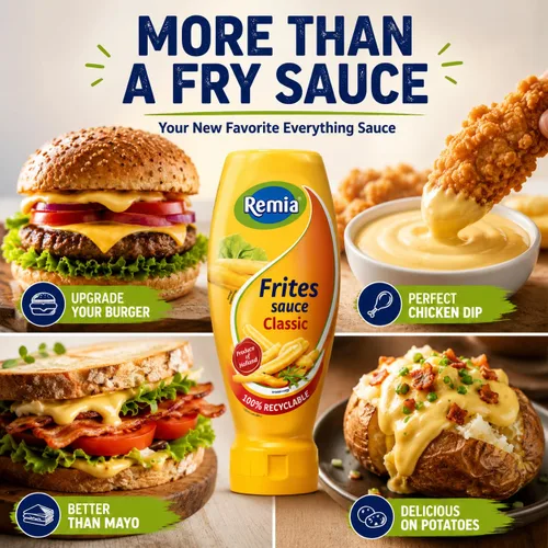 Vista 4 de Salsa Frita Clásica, Fritessaus (Remia) 16.9 oz (16.9 fl oz)