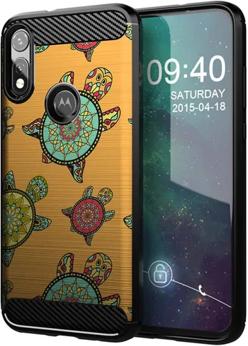 Vista 22 de CasesOnDeck - Funda compatible con Motorola Moto E (2020), diseño delgado, flexible, elegante, de protección contra golpes, funda de poliuretano