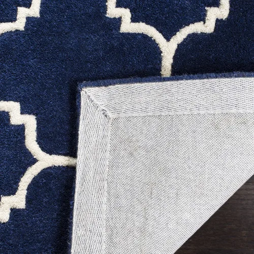 Vista 30 de SAFAVIEH Chatham Collection - Alfombra decorativa de 2 x 3 pies, color negro y marfil, lana cuadriculada enrejada hecha a mano, ideal para zonas