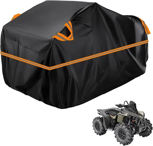 Vista 338 de Cubierta para ATV impermeable compatible con Arctic Cat H1 EFI TRV Cruiser 4x4 2011, cubierta de 210D para vehículos de 4 ruedas, cubierta para quad