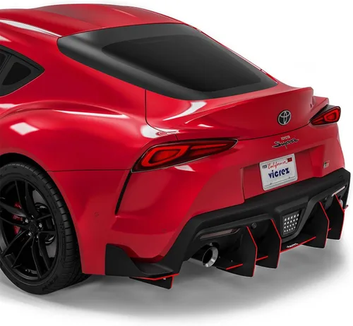 Vista 3 de Vicrez Centa VR2 Difusor trasero vz102453 compatible con Toyota Supra A90 MKV 2020-2023