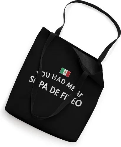 Vista 2 de Sopa De Fideo Mexican Tex-Mex Noodle Hot Pasta Zucchini Soup Tote Bag